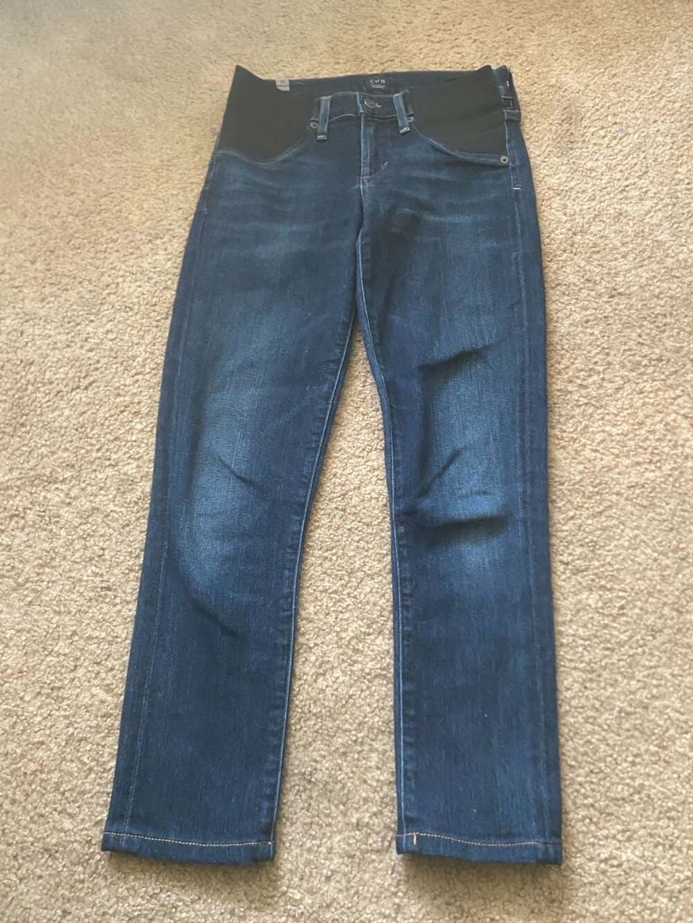 Citizens of Humanity Avedon Ultra Skinny Maternity Jeans - Size 24 Dark Wash